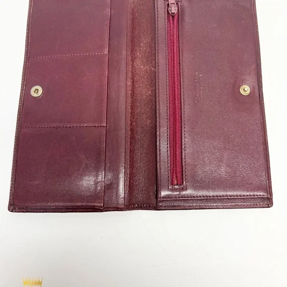 Christian Dior bifold long wallet